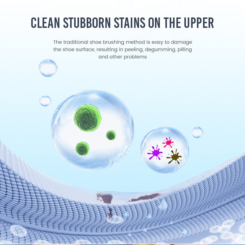 White shoe cleaning cream for stubborn stains on shoe uppers