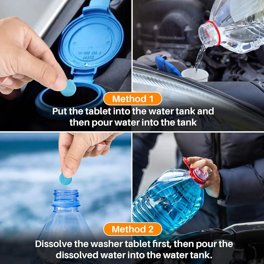 Car Windshield Washer Fluid Concentrate Tablets, Windshield Wiper Fluid 🚗💧