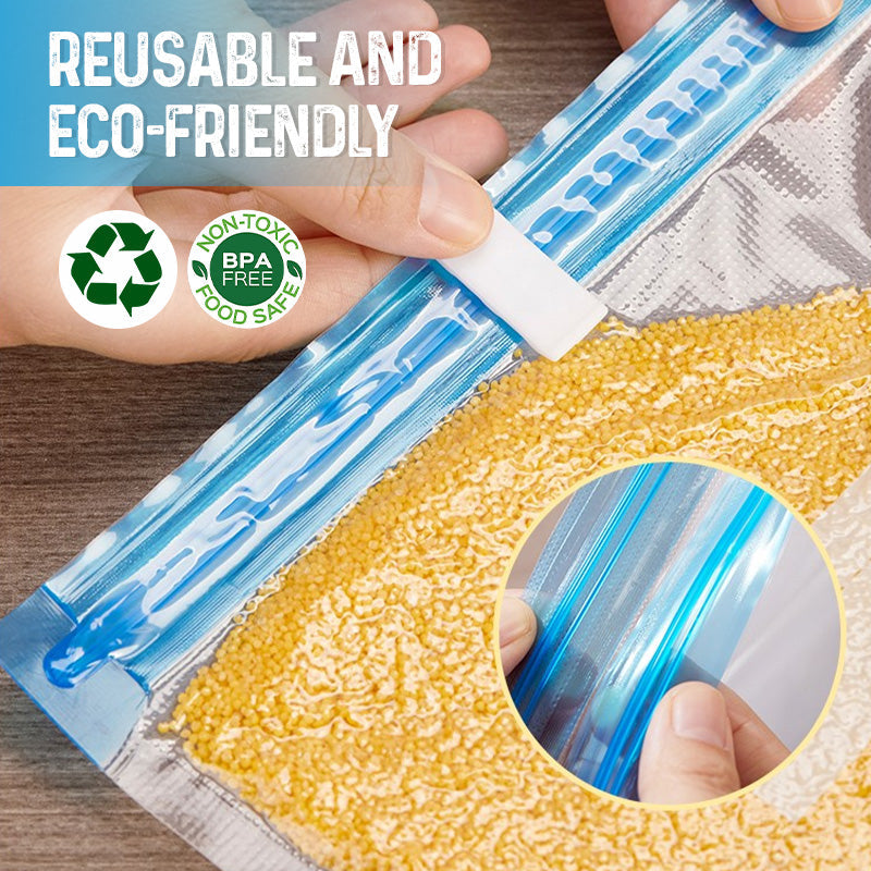 Reusable BPA-free vacuum food storage bag