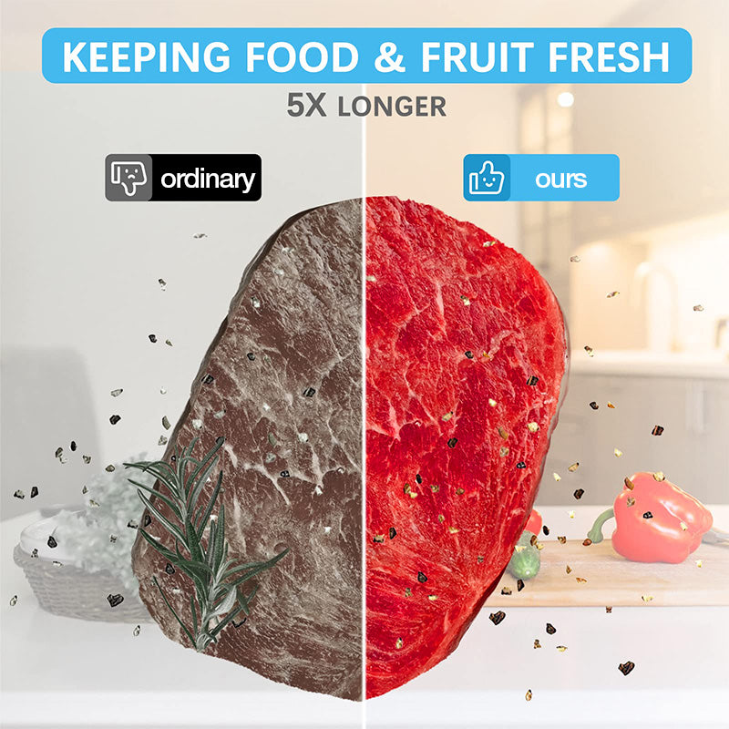 Vacuum storage comparison for keeping food fresh