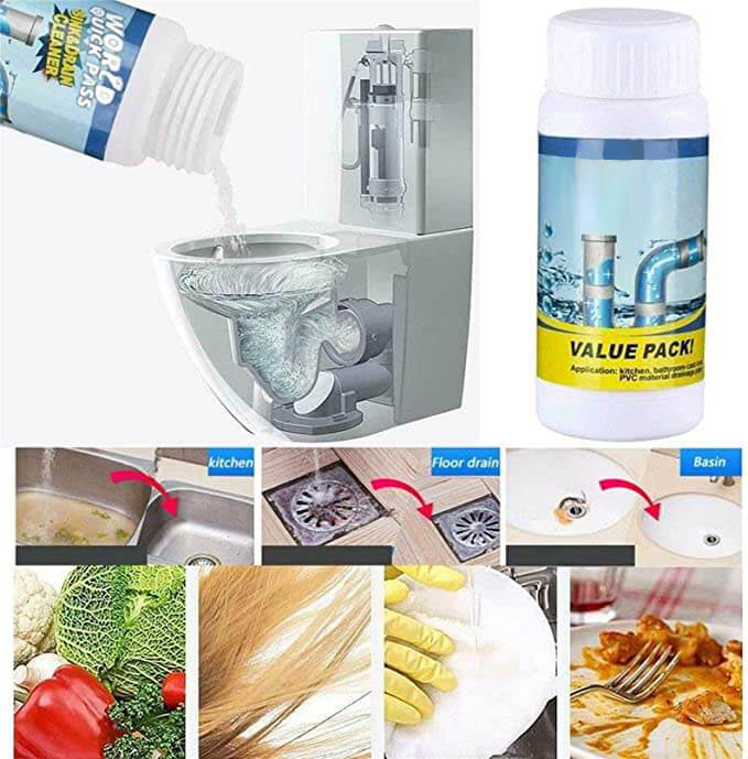 ⏰Last Day Surprise Price: Buy 2 Get 1 Free🔥SINK & DRAIN CLEANER
