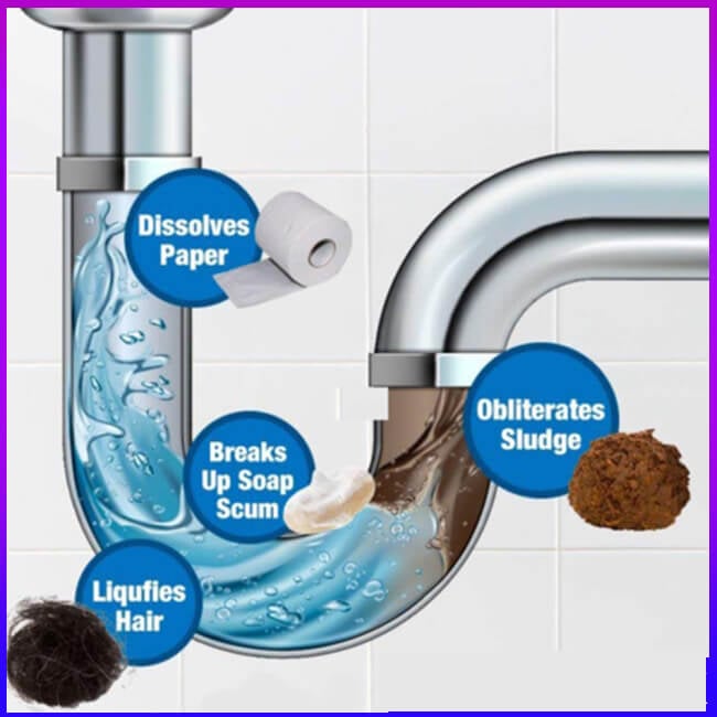 ⏰Last Day Surprise Price: Buy 2 Get 1 Free🔥SINK & DRAIN CLEANER