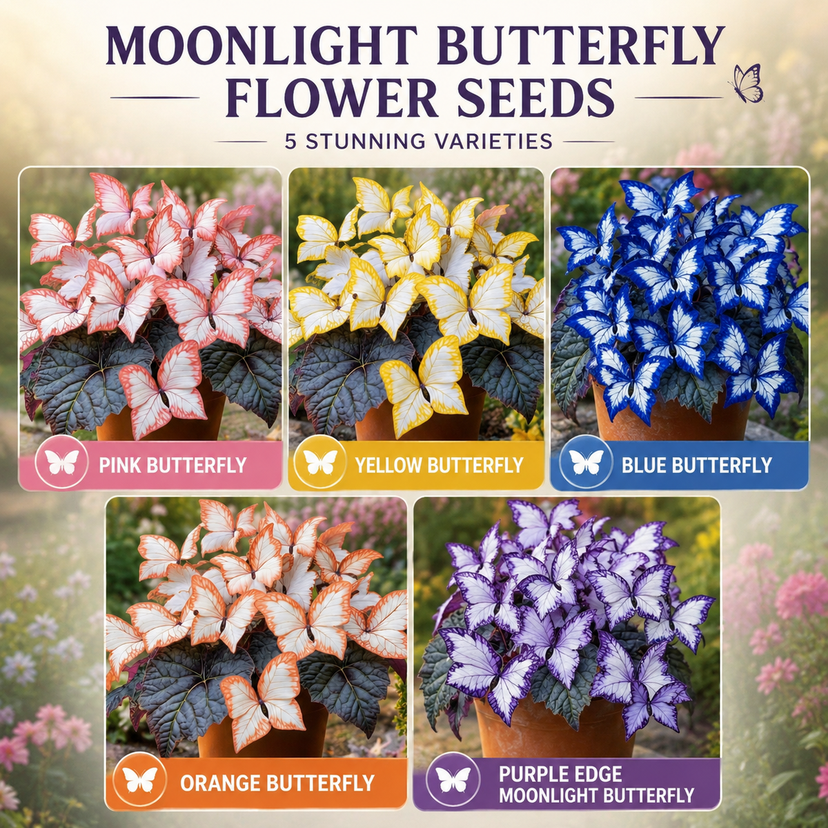 Moonlight Butterfly Flower Seeds🦋