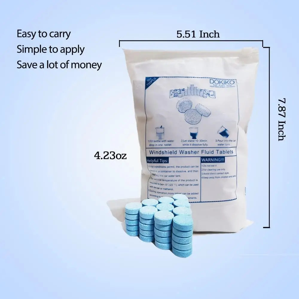 Car Windshield Washer Fluid Concentrate Tablets, Windshield Wiper Fluid 🚗💧