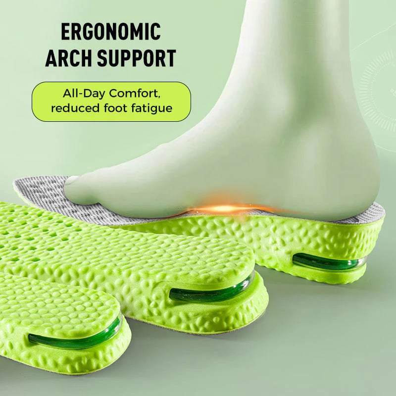 📢📢49% OFF!! ⏰ Comfortable cushioned insoles that increase height: walk effortlessly and in style!👟