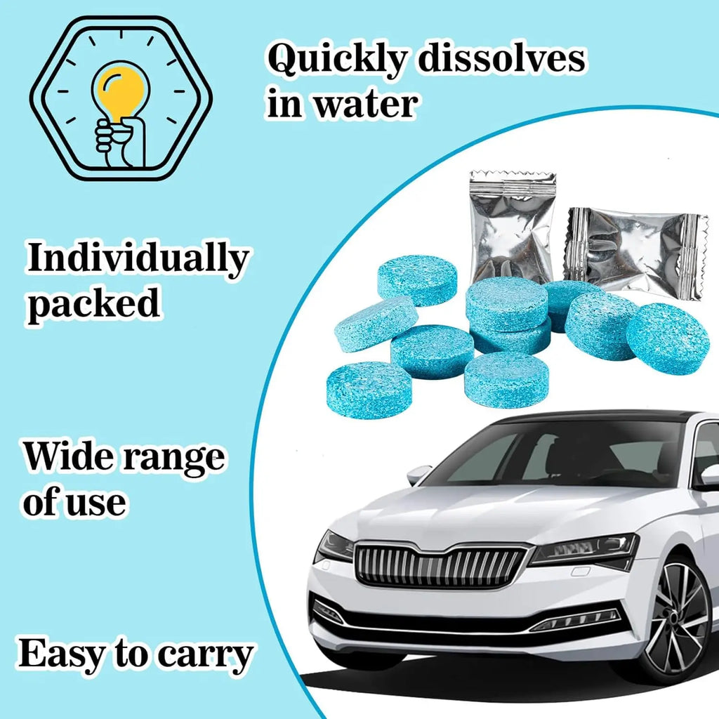 Car Windshield Washer Fluid Concentrate Tablets, Windshield Wiper Fluid 🚗💧