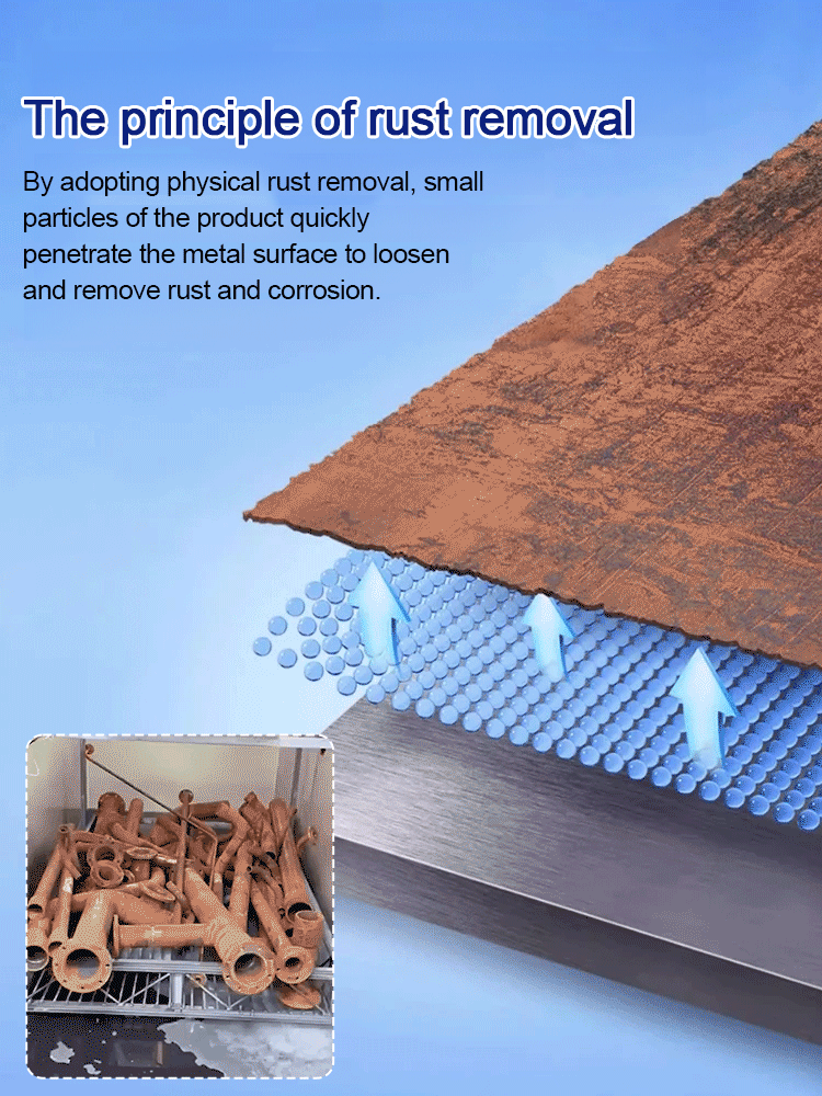 ⏳⏰Highly concentrated rust remover for steel & iron👍