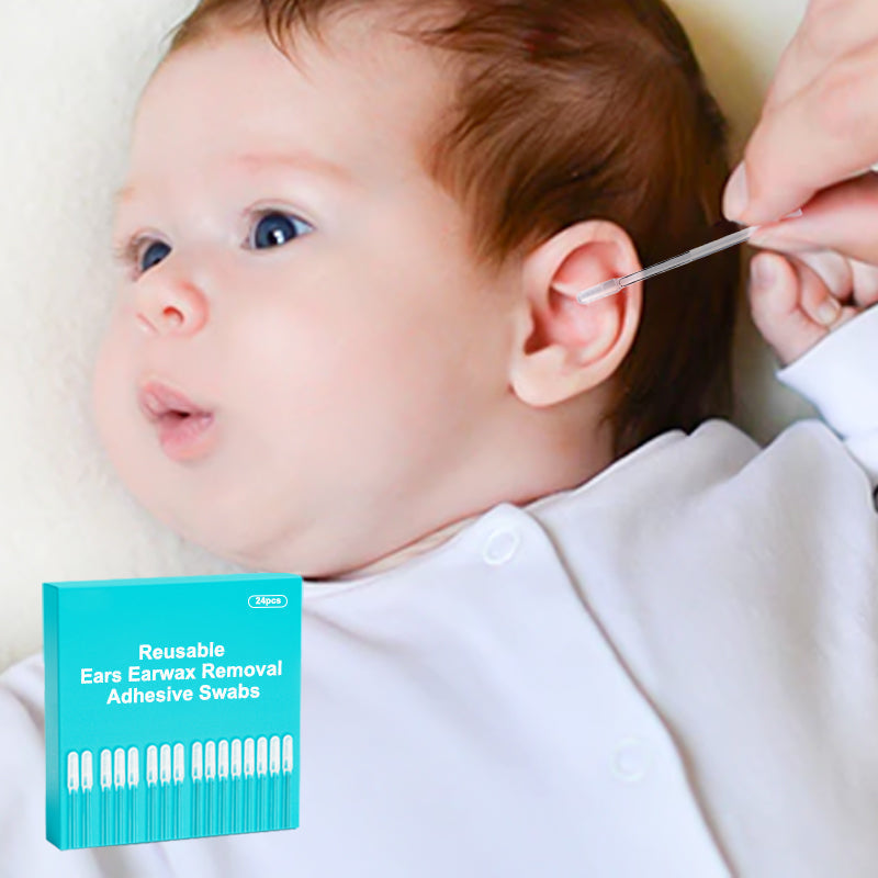 👂🏻50% OFF🏆Reusable Earwax Removal Adhesive Swabs