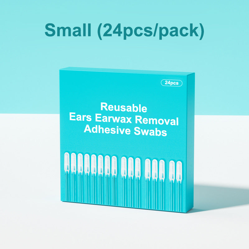 👂🏻50% OFF🏆Reusable Earwax Removal Adhesive Swabs